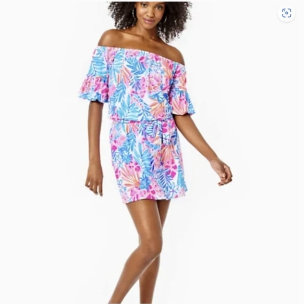 Lilly Pulitzer Samia Romper Rainforest Retreat